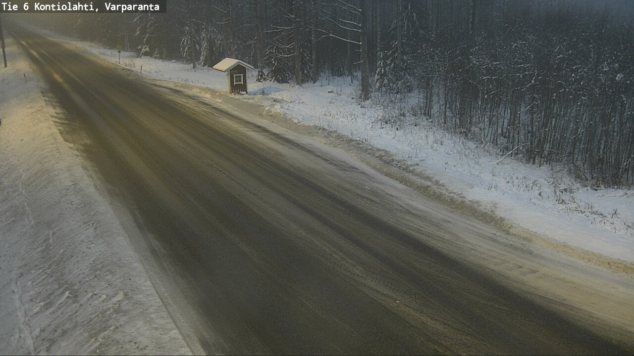 Weather Camera Image Road 6 Kontiolahti, Varparanta, Kontiolahti, Pohjois-Karjala