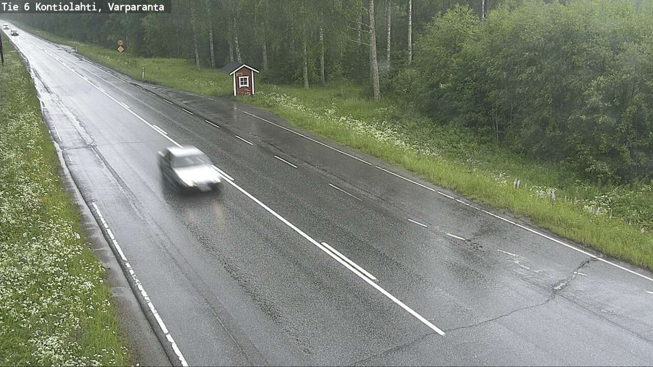 Weather Camera Image Road 6 Kontiolahti, Varparanta, Kontiolahti, Pohjois-Karjala