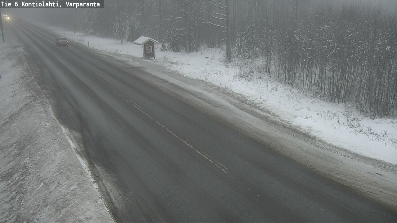 Weather Camera Image Road 6 Kontiolahti, Varparanta, Kontiolahti, Pohjois-Karjala