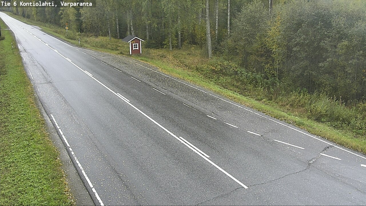 Weather Camera Image Road 6 Kontiolahti, Varparanta, Kontiolahti, Pohjois-Karjala