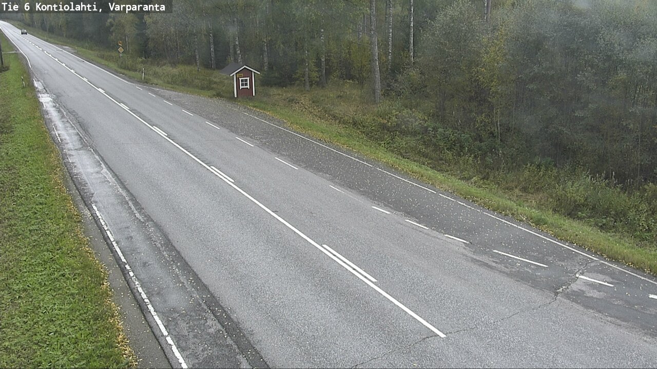 Weather Camera Image Väg 6 Kontiolax, Varparanta, Kontiolahti, Pohjois-Karjala