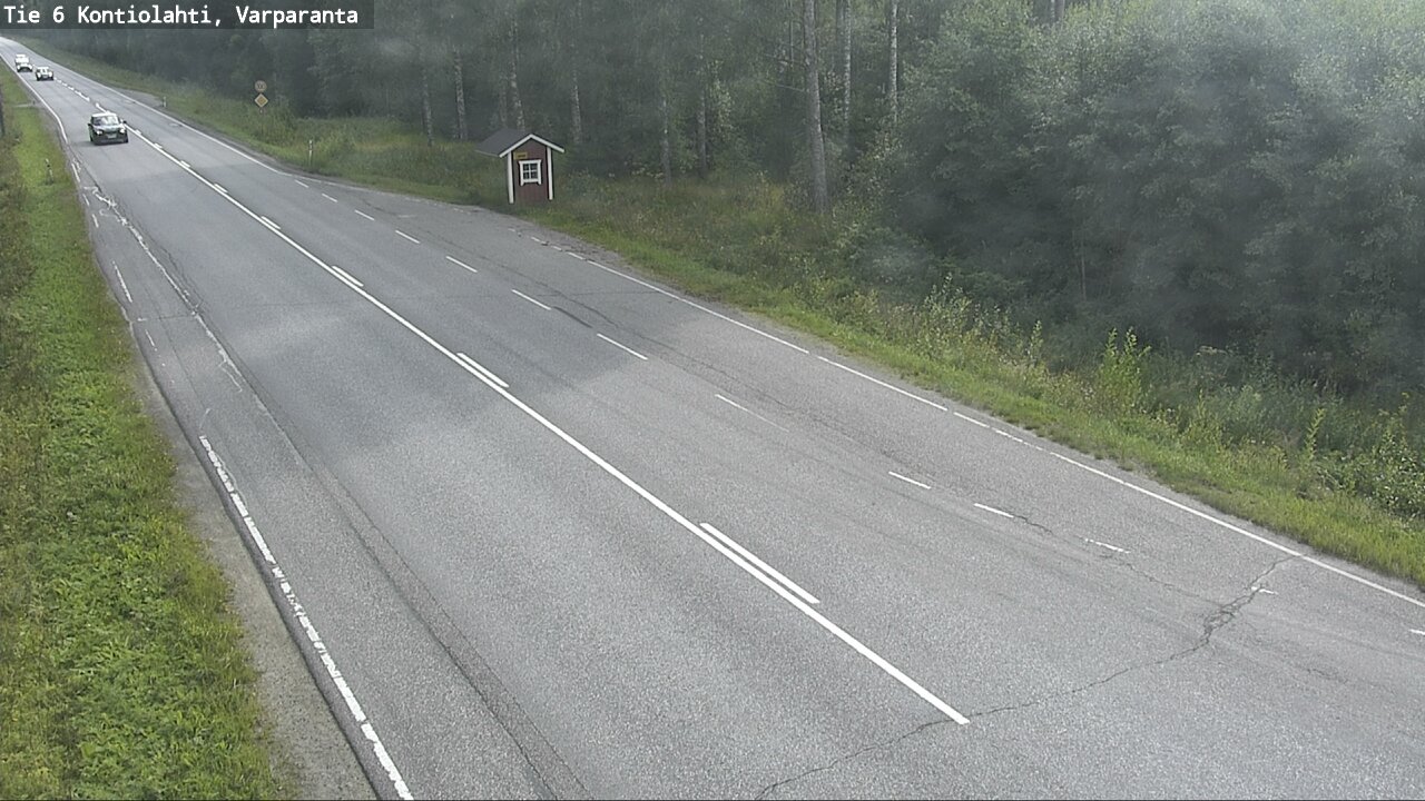 Weather Camera Image Road 6 Kontiolahti, Varparanta, Kontiolahti, Pohjois-Karjala
