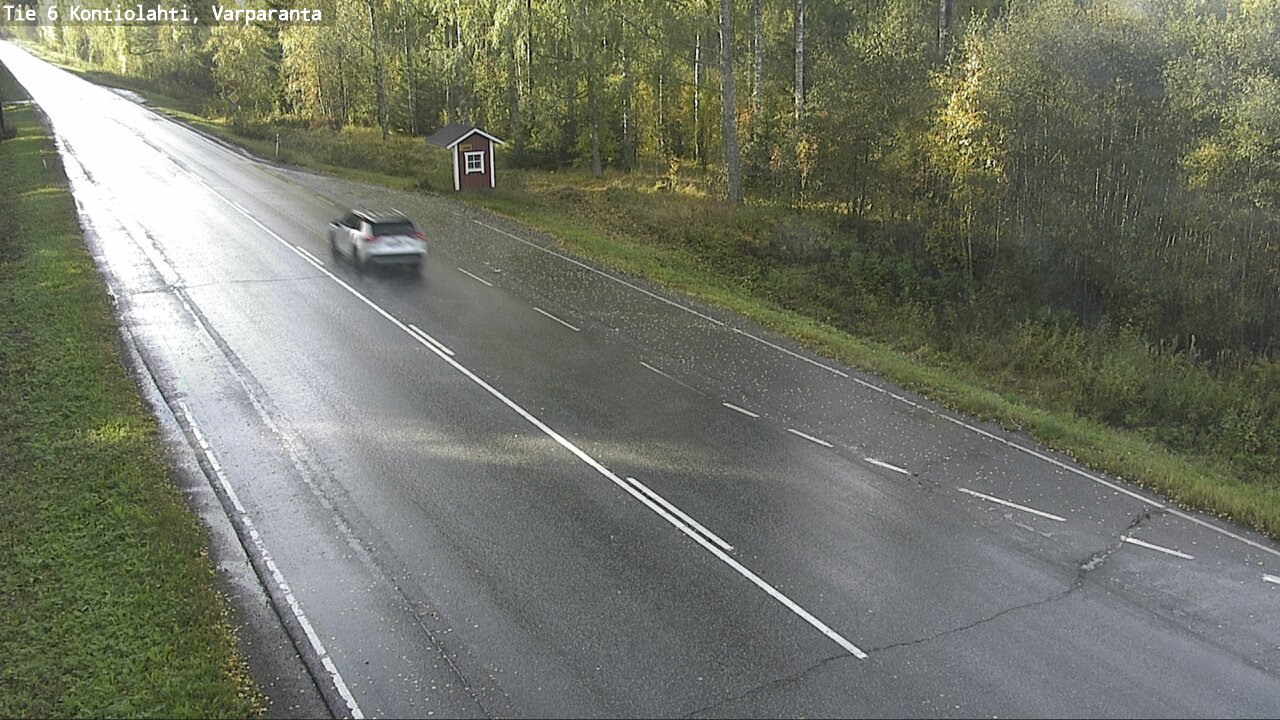 Weather Camera Image Väg 6 Kontiolax, Varparanta, Kontiolahti, Pohjois-Karjala