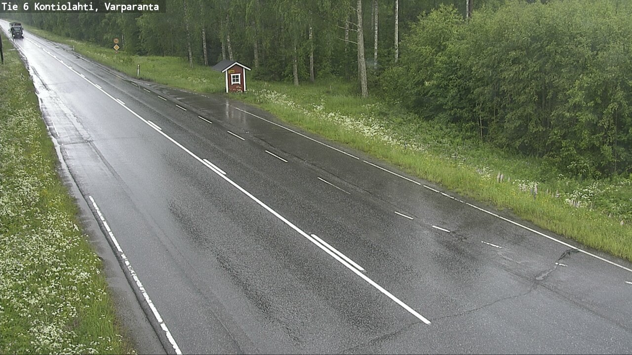 Weather Camera Image Road 6 Kontiolahti, Varparanta, Kontiolahti, Pohjois-Karjala