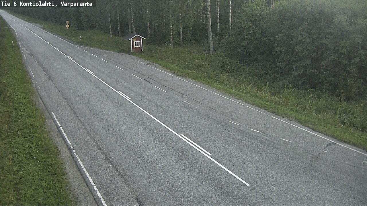 Weather Camera Image Road 6 Kontiolahti, Varparanta, Kontiolahti, Pohjois-Karjala