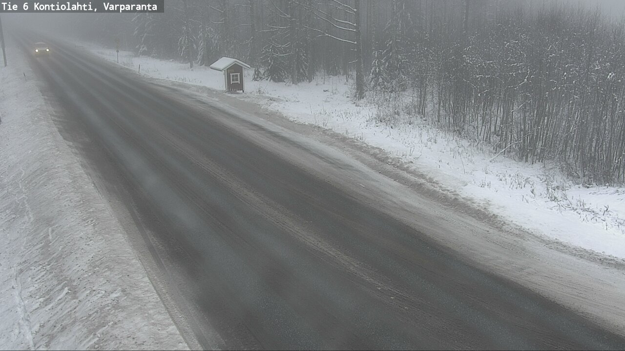 Weather Camera Image Road 6 Kontiolahti, Varparanta, Kontiolahti, Pohjois-Karjala