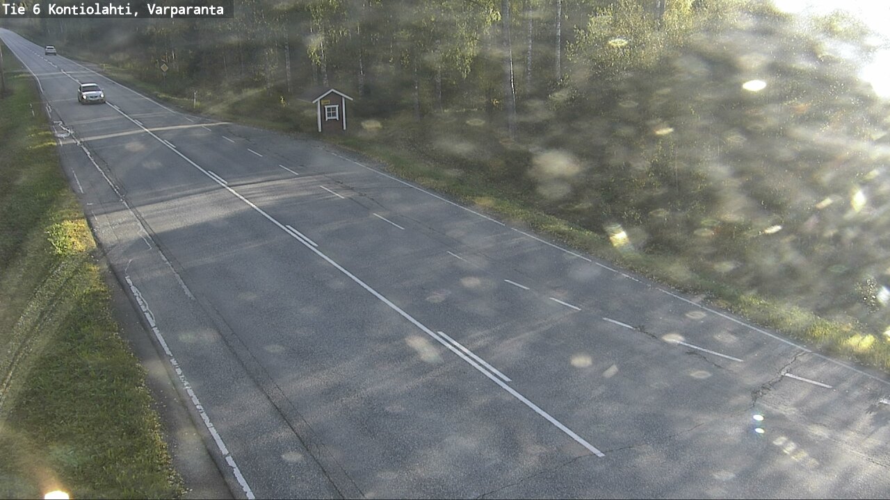 Weather Camera Image Väg 6 Kontiolax, Varparanta, Kontiolahti, Pohjois-Karjala