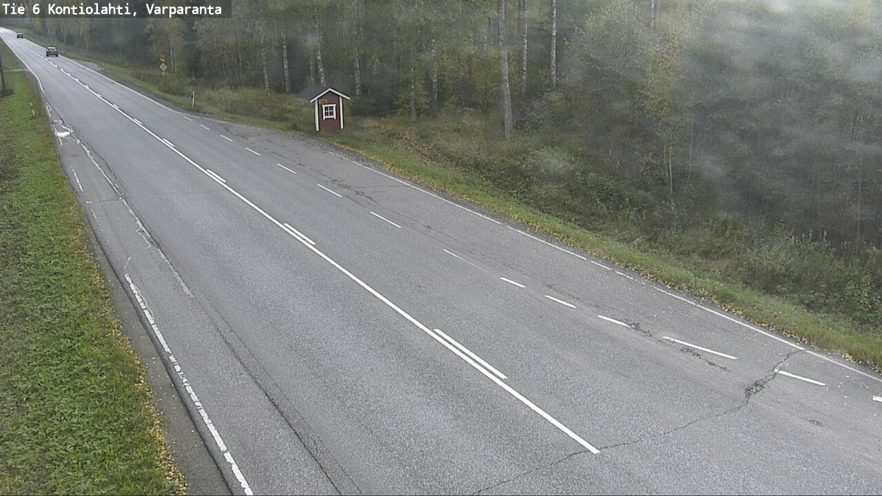 Weather Camera Image Väg 6 Kontiolax, Varparanta, Kontiolahti, Pohjois-Karjala