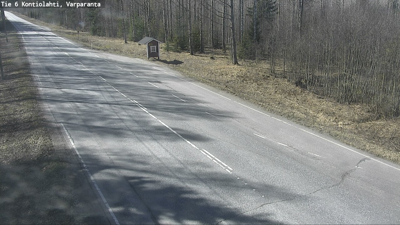 Weather Camera Image Road 6 Kontiolahti, Varparanta, Kontiolahti, Pohjois-Karjala
