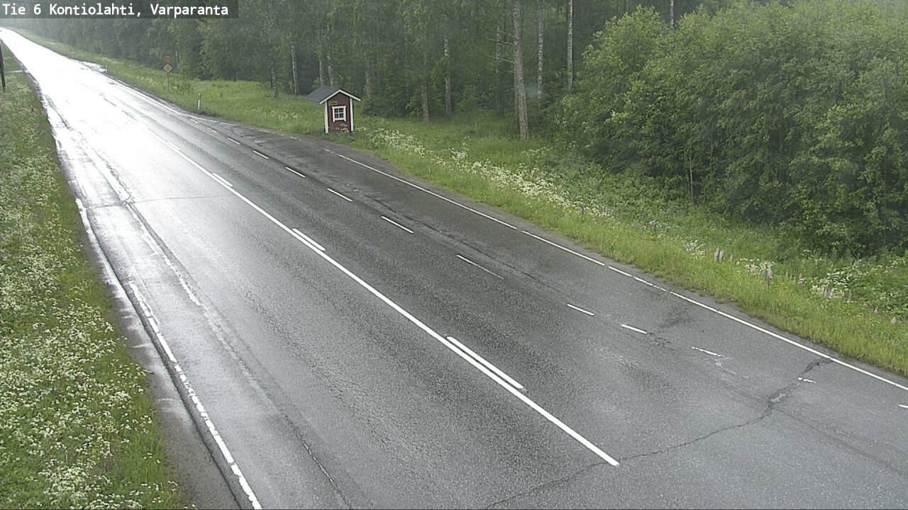 Weather Camera Image Road 6 Kontiolahti, Varparanta, Kontiolahti, Pohjois-Karjala
