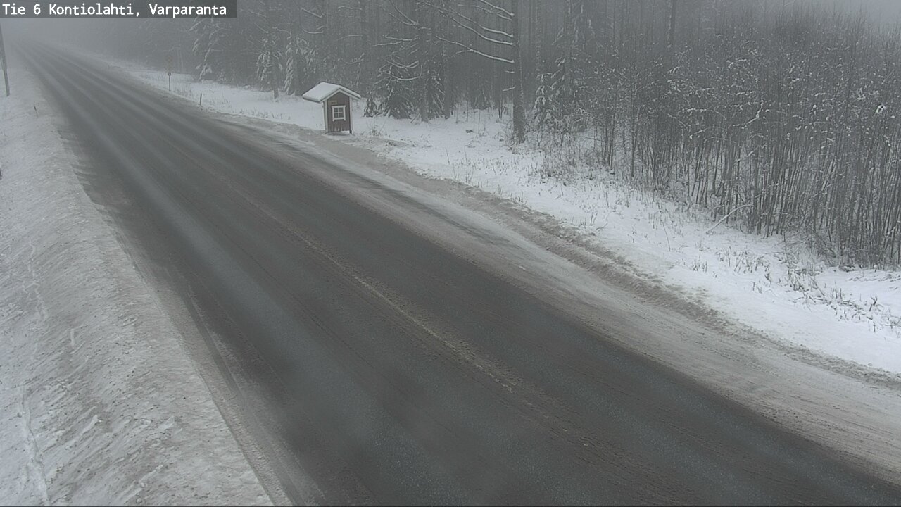 Weather Camera Image Road 6 Kontiolahti, Varparanta, Kontiolahti, Pohjois-Karjala