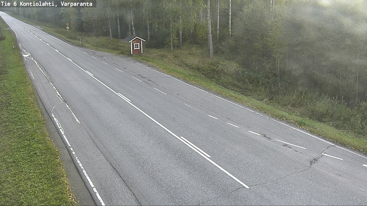 Weather Camera Image Väg 6 Kontiolax, Varparanta, Kontiolahti, Pohjois-Karjala
