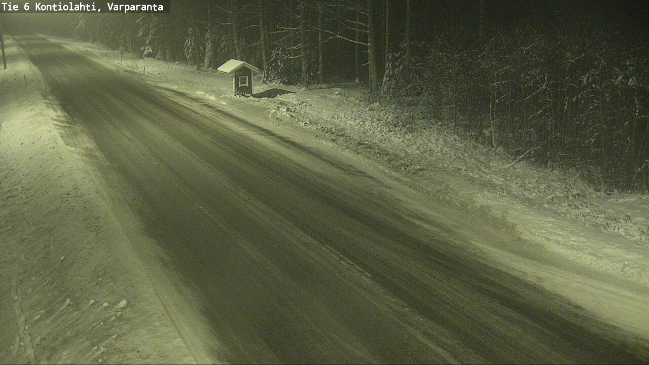 Weather Camera Image Road 6 Kontiolahti, Varparanta, Kontiolahti, Pohjois-Karjala