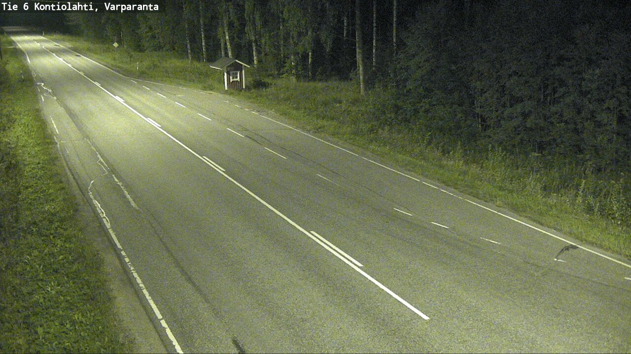 Weather Camera Image Road 6 Kontiolahti, Varparanta, Kontiolahti, Pohjois-Karjala