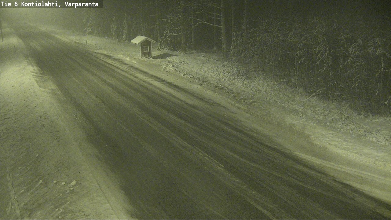 Weather Camera Image Road 6 Kontiolahti, Varparanta, Kontiolahti, Pohjois-Karjala