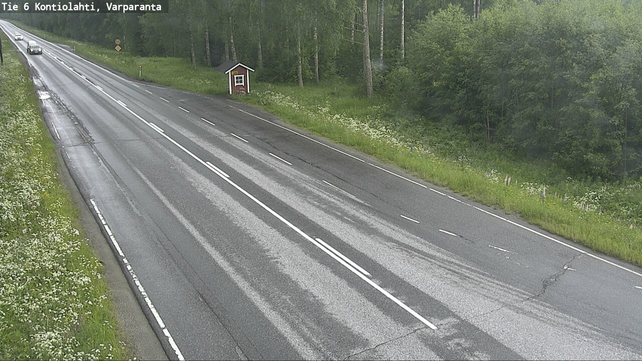 Weather Camera Image Väg 6 Kontiolax, Varparanta, Kontiolahti, Pohjois-Karjala
