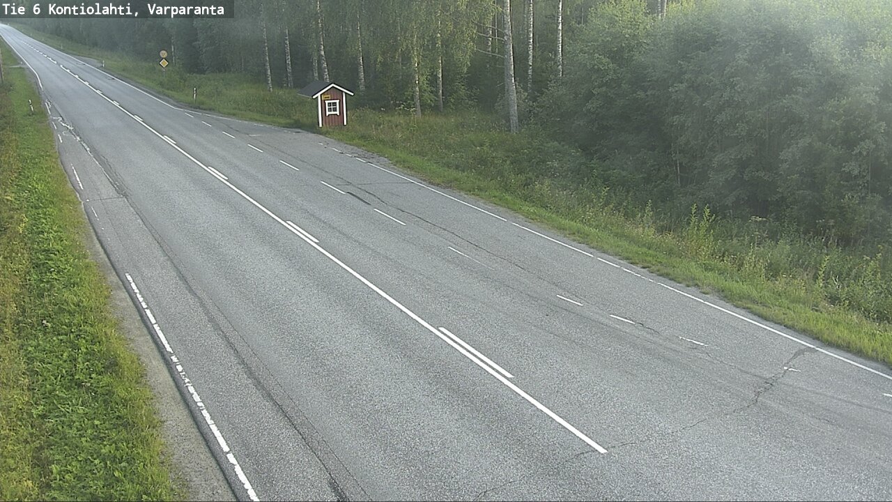 Weather Camera Image Road 6 Kontiolahti, Varparanta, Kontiolahti, Pohjois-Karjala