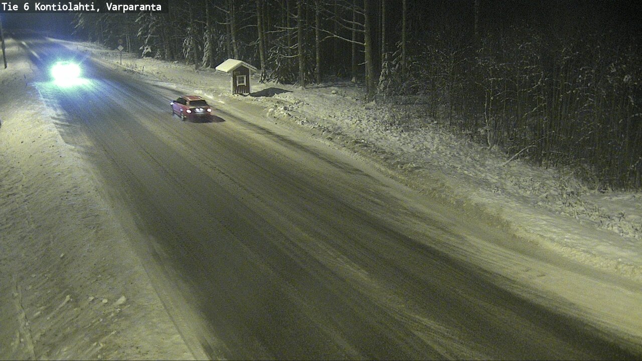 Weather Camera Image Road 6 Kontiolahti, Varparanta, Kontiolahti, Pohjois-Karjala