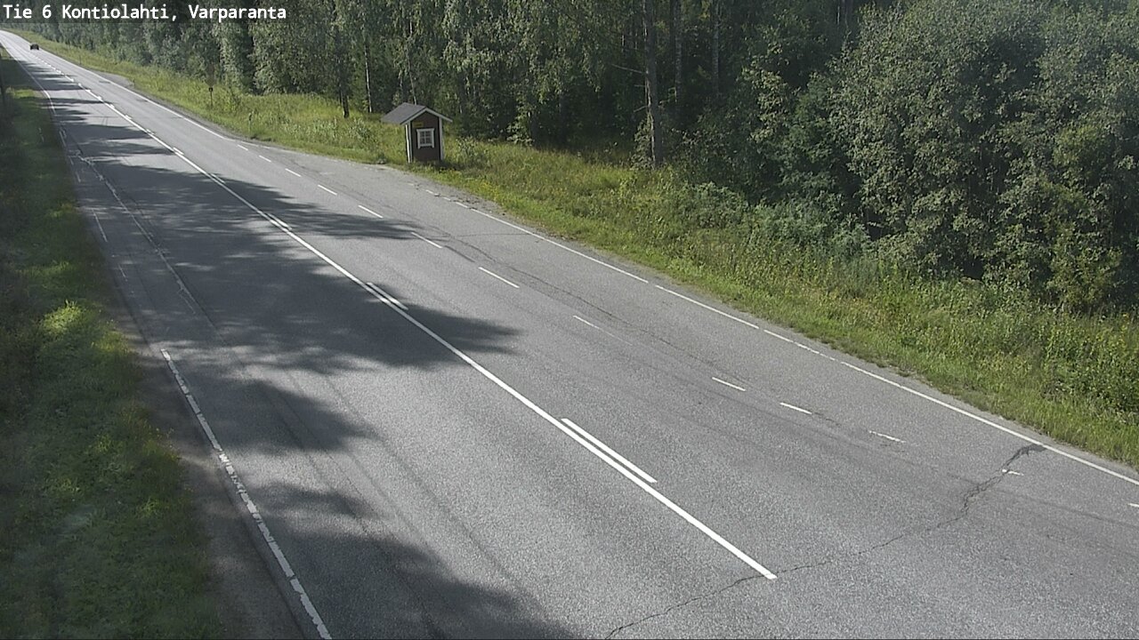 Weather Camera Image Road 6 Kontiolahti, Varparanta, Kontiolahti, Pohjois-Karjala