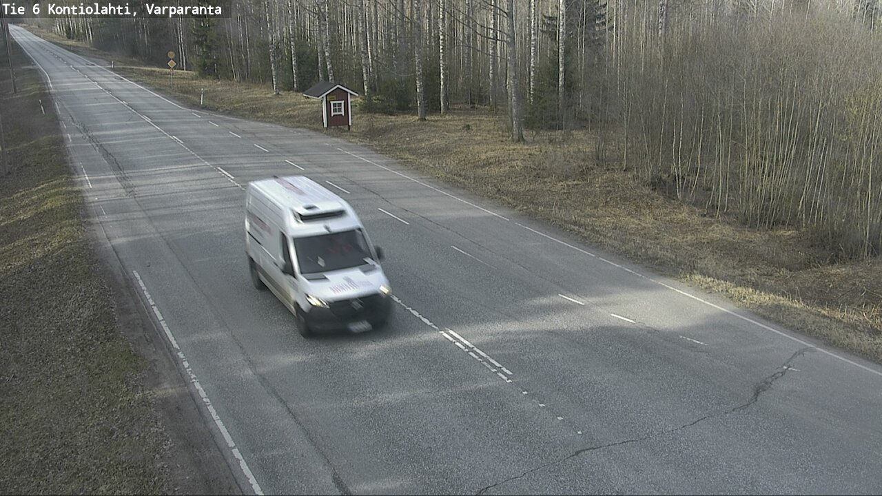 Weather Camera Image Road 6 Kontiolahti, Varparanta, Kontiolahti, Pohjois-Karjala