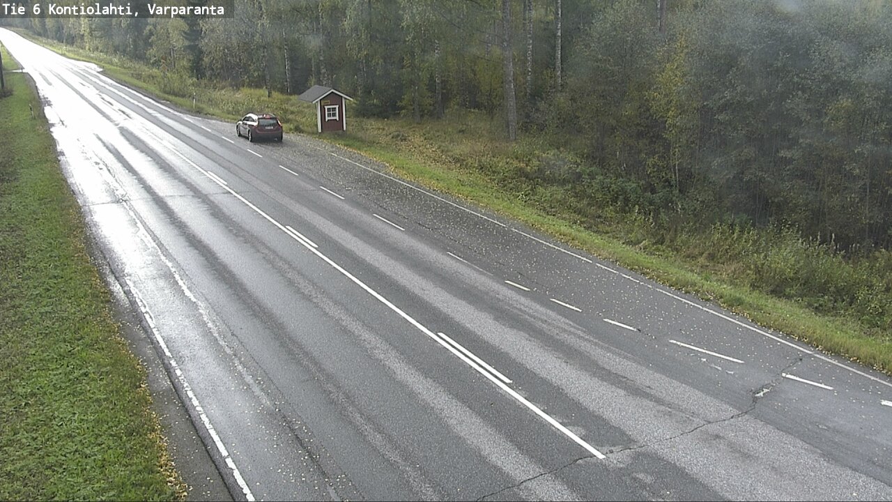 Weather Camera Image Väg 6 Kontiolax, Varparanta, Kontiolahti, Pohjois-Karjala