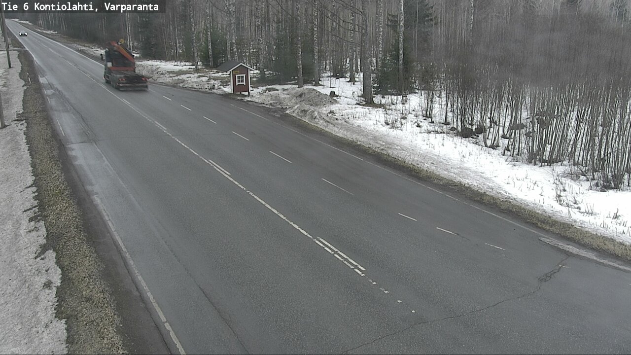 Weather Camera Image Väg 6 Kontiolax, Varparanta, Kontiolahti, Pohjois-Karjala