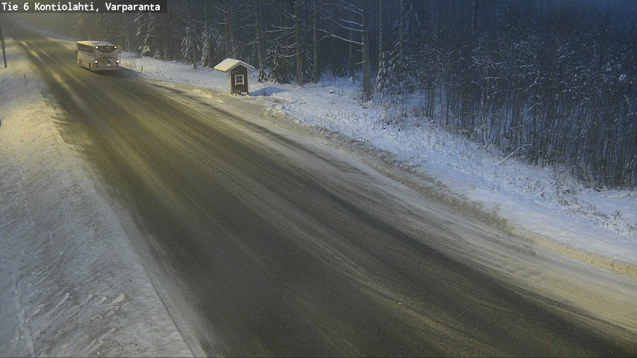 Weather Camera Image Road 6 Kontiolahti, Varparanta, Kontiolahti, Pohjois-Karjala