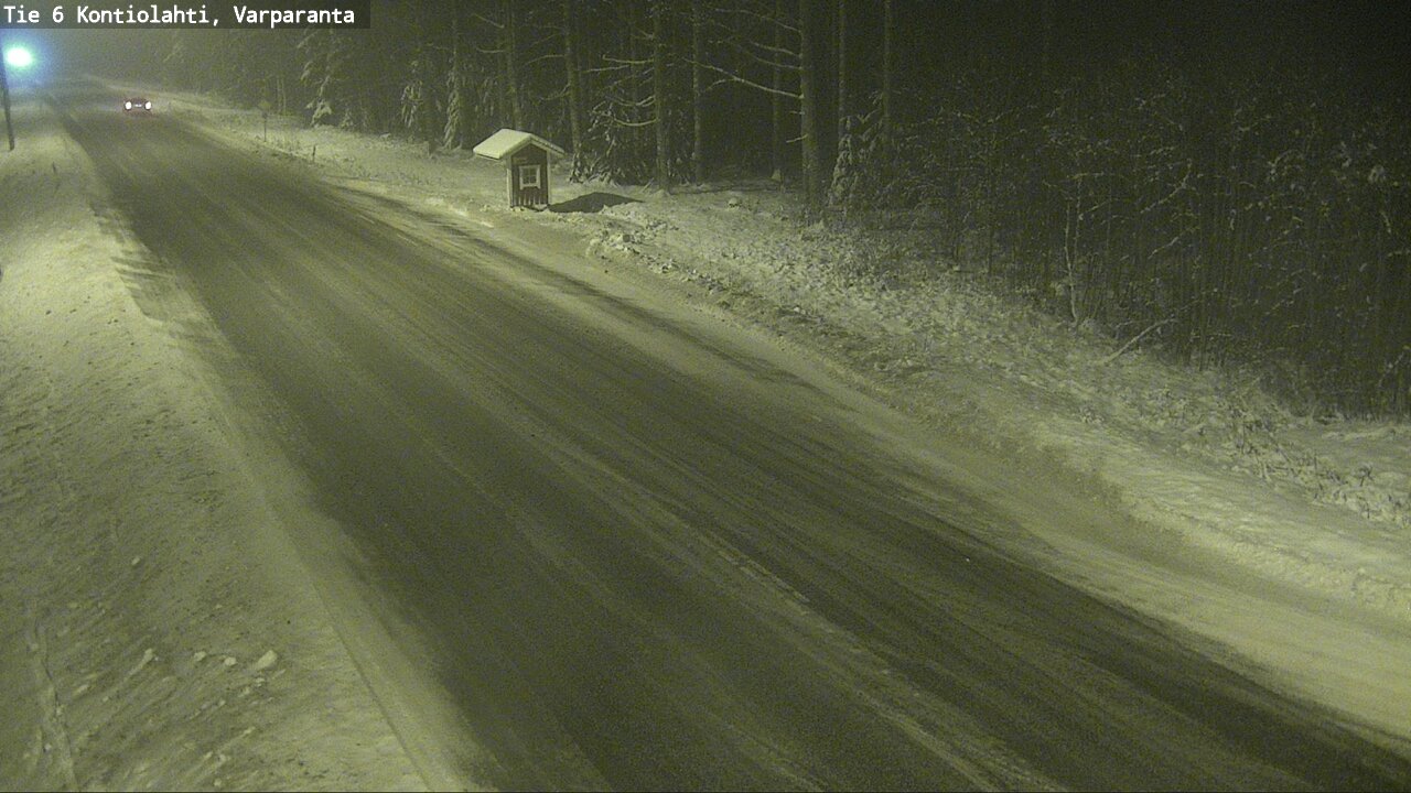 Weather Camera Image Road 6 Kontiolahti, Varparanta, Kontiolahti, Pohjois-Karjala