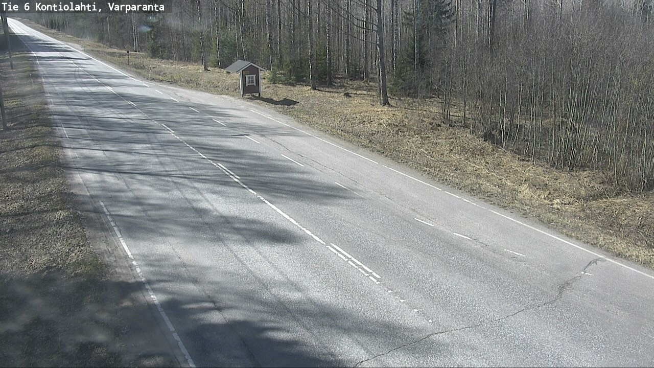 Weather Camera Image Road 6 Kontiolahti, Varparanta, Kontiolahti, Pohjois-Karjala