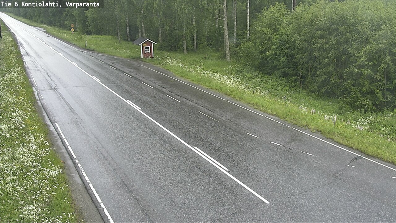 Weather Camera Image Väg 6 Kontiolax, Varparanta, Kontiolahti, Pohjois-Karjala