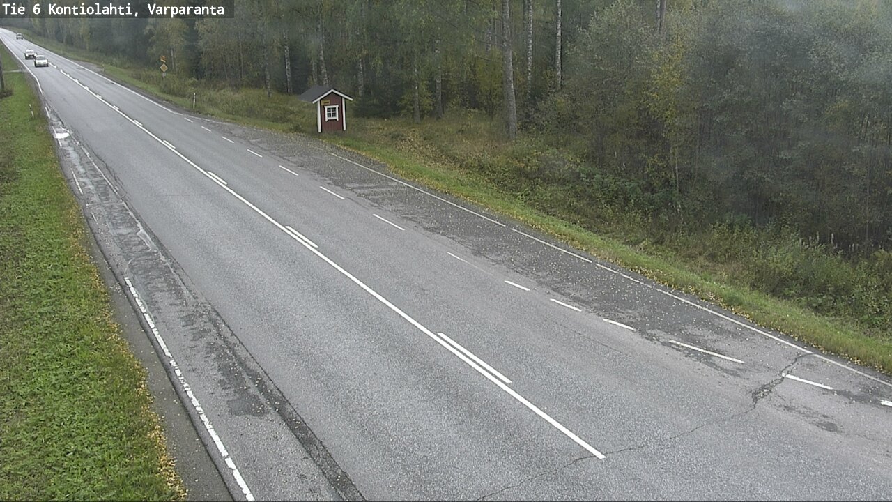 Weather Camera Image Väg 6 Kontiolax, Varparanta, Kontiolahti, Pohjois-Karjala
