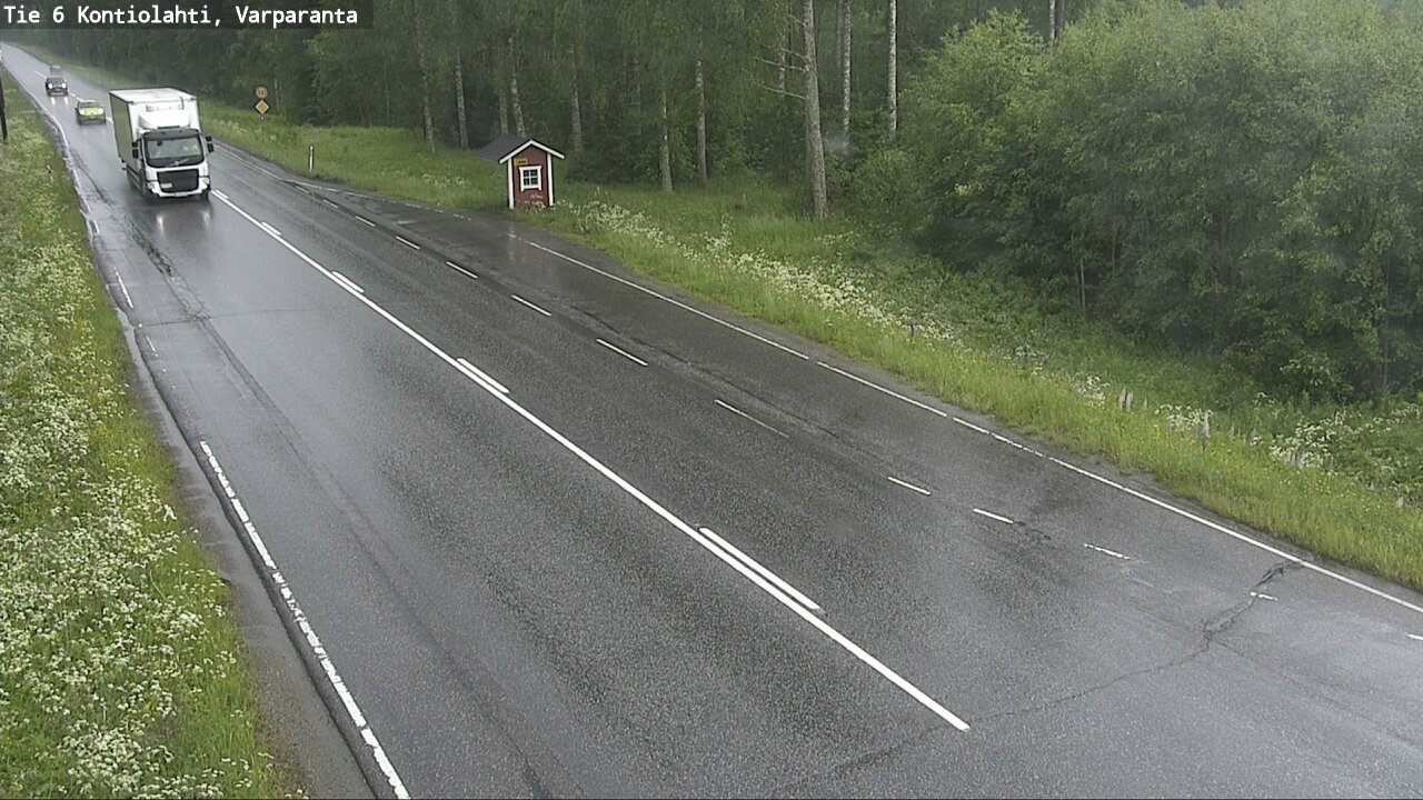 Weather Camera Image Road 6 Kontiolahti, Varparanta, Kontiolahti, Pohjois-Karjala