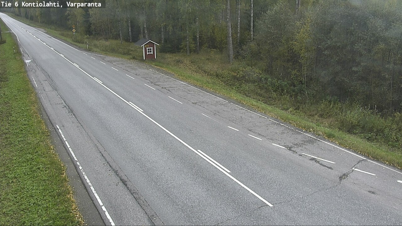 Weather Camera Image Väg 6 Kontiolax, Varparanta, Kontiolahti, Pohjois-Karjala