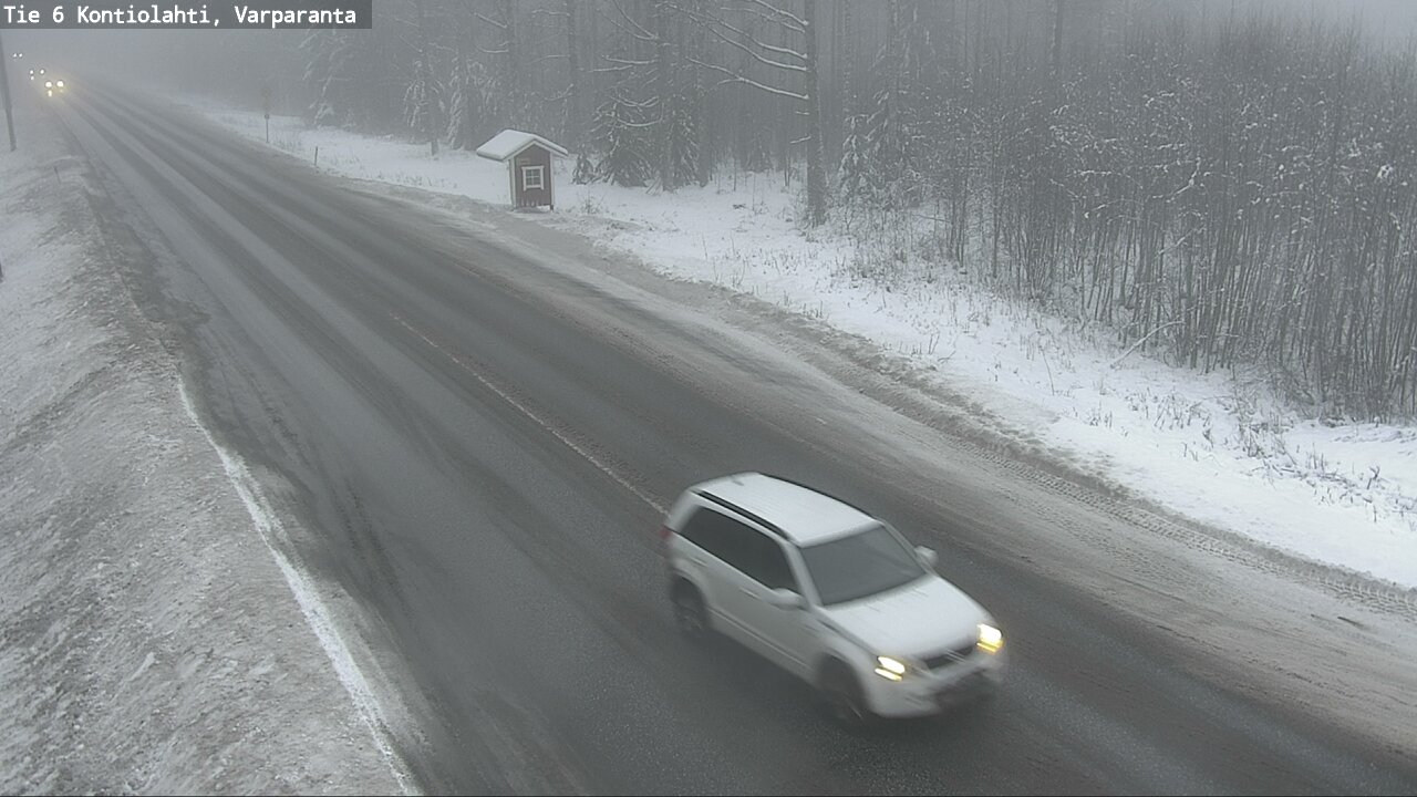 Weather Camera Image Road 6 Kontiolahti, Varparanta, Kontiolahti, Pohjois-Karjala