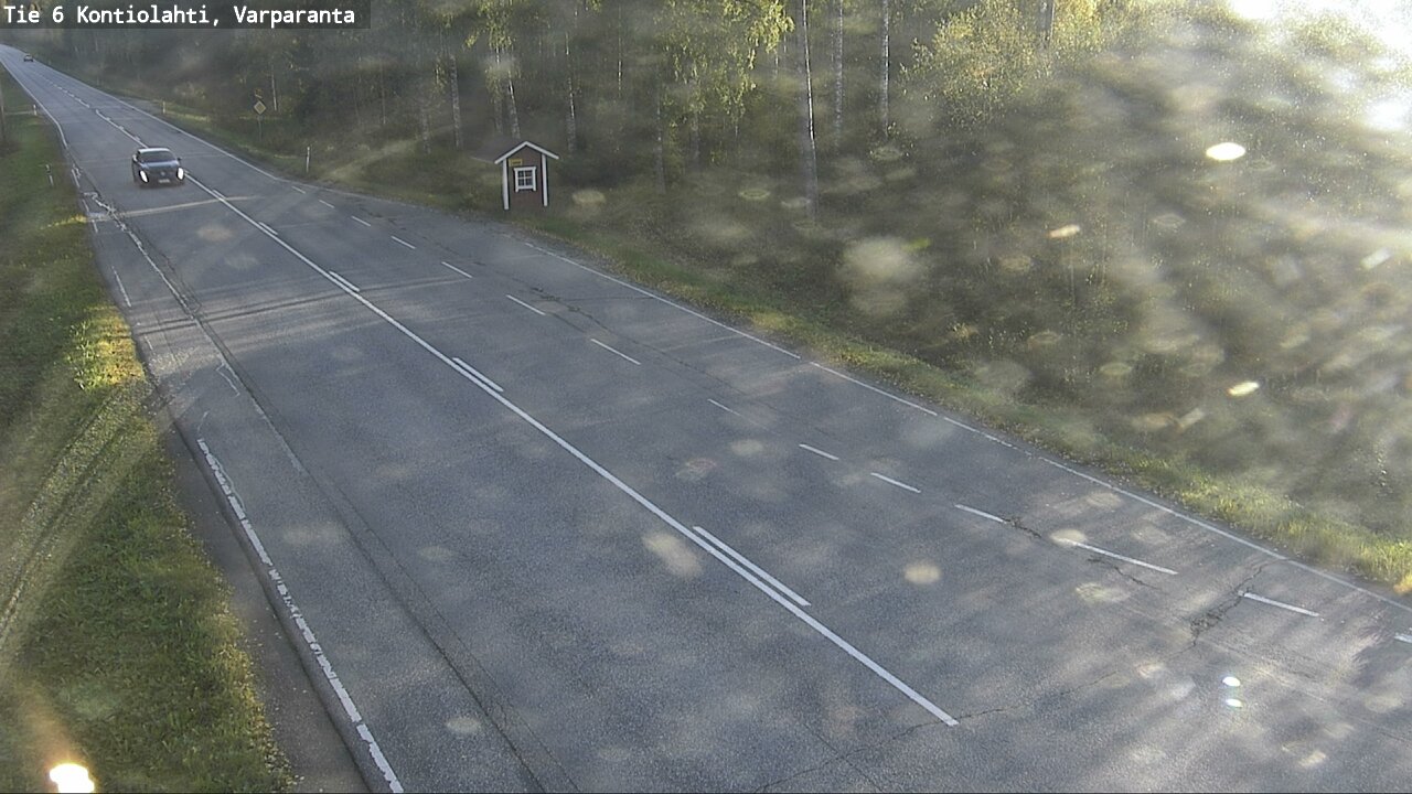 Weather Camera Image Väg 6 Kontiolax, Varparanta, Kontiolahti, Pohjois-Karjala