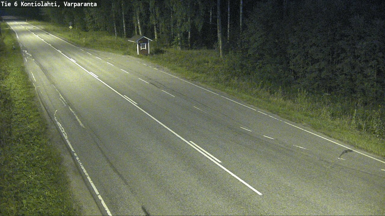 Weather Camera Image Road 6 Kontiolahti, Varparanta, Kontiolahti, Pohjois-Karjala