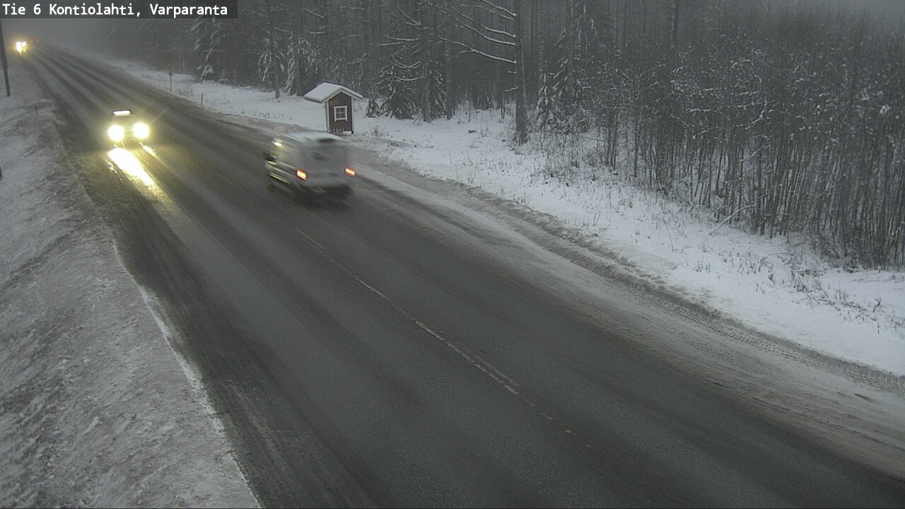 Weather Camera Image Road 6 Kontiolahti, Varparanta, Kontiolahti, Pohjois-Karjala