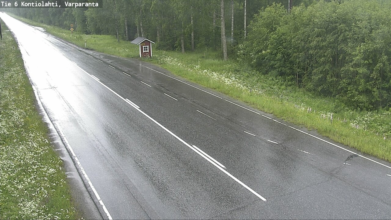 Weather Camera Image Road 6 Kontiolahti, Varparanta, Kontiolahti, Pohjois-Karjala