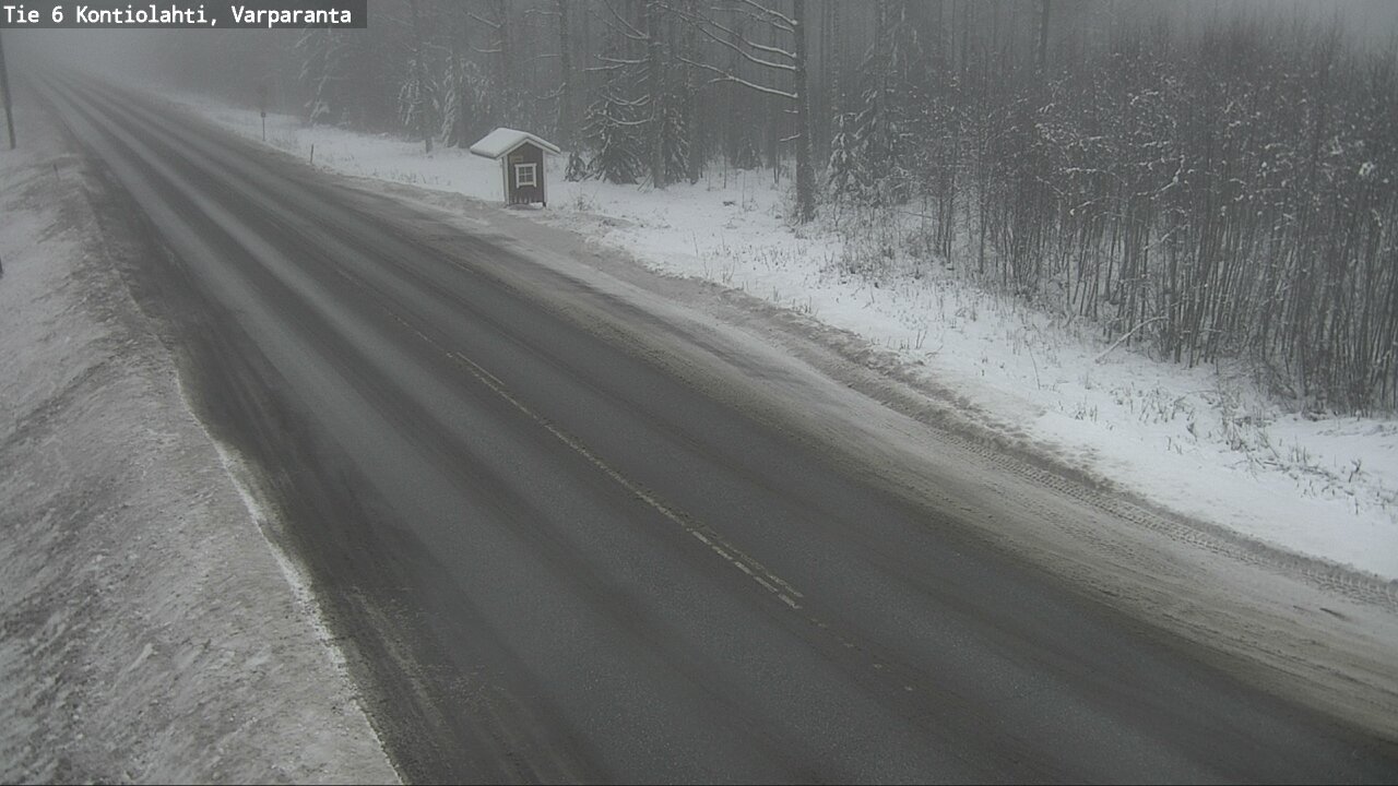 Weather Camera Image Road 6 Kontiolahti, Varparanta, Kontiolahti, Pohjois-Karjala