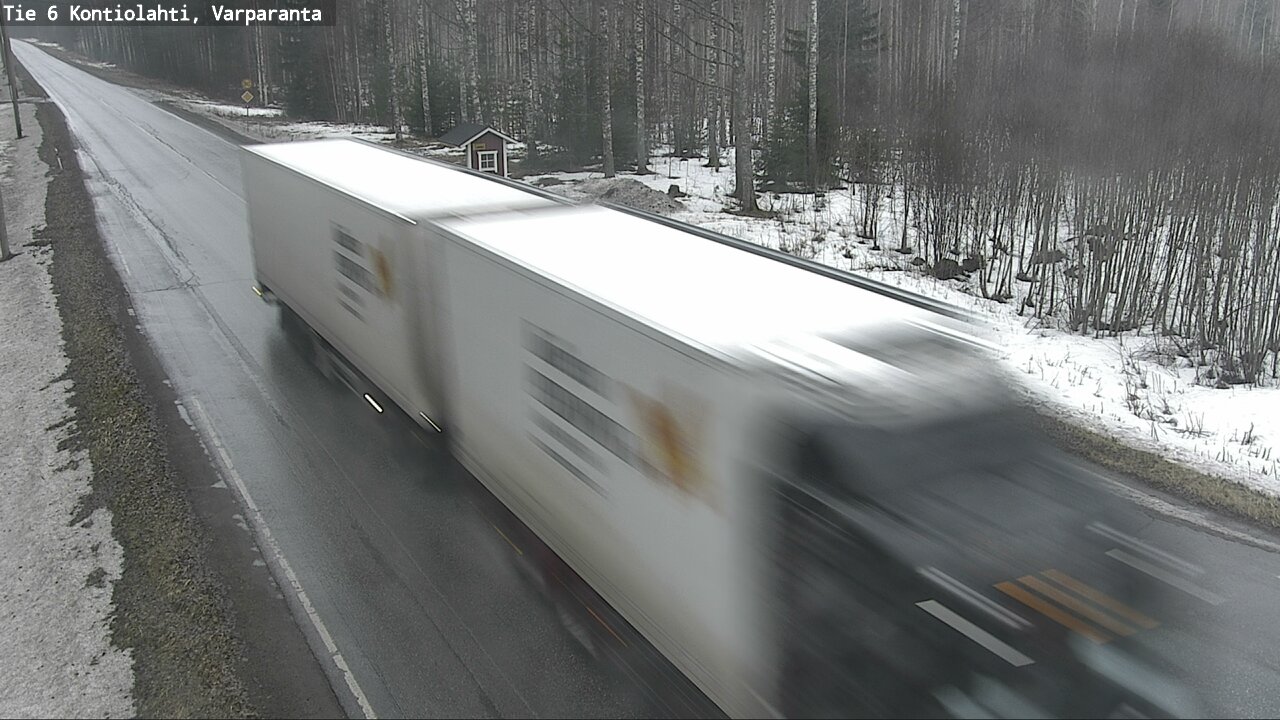 Weather Camera Image Road 6 Kontiolahti, Varparanta, Kontiolahti, Pohjois-Karjala