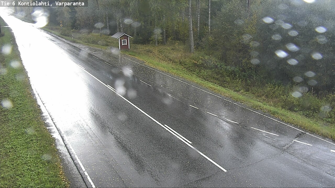 Weather Camera Image Road 6 Kontiolahti, Varparanta, Kontiolahti, Pohjois-Karjala