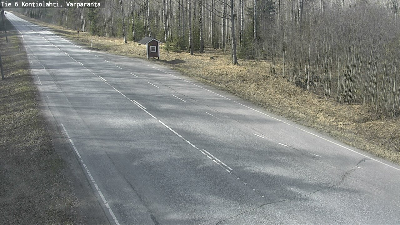 Weather Camera Image Road 6 Kontiolahti, Varparanta, Kontiolahti, Pohjois-Karjala