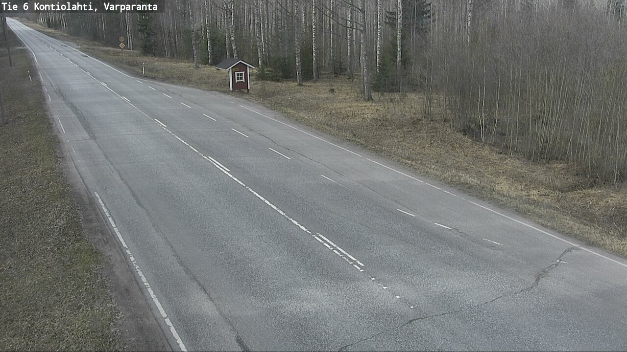 Weather Camera Image Road 6 Kontiolahti, Varparanta, Kontiolahti, Pohjois-Karjala