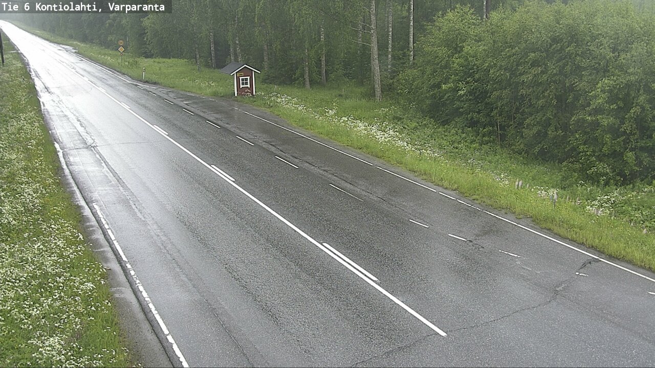 Weather Camera Image Road 6 Kontiolahti, Varparanta, Kontiolahti, Pohjois-Karjala
