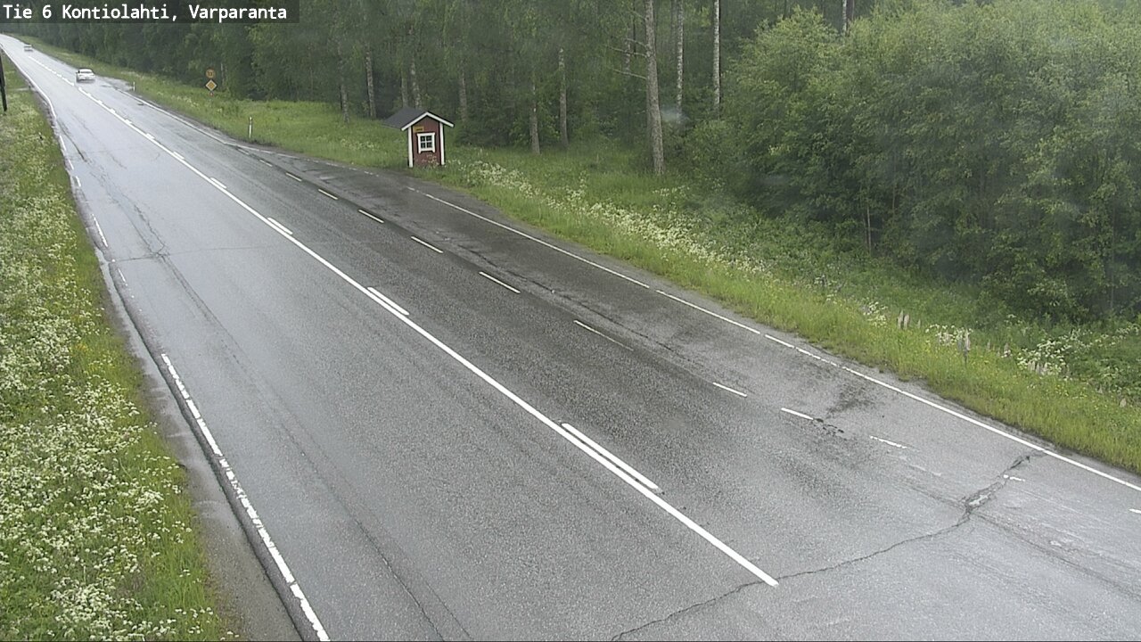 Weather Camera Image Road 6 Kontiolahti, Varparanta, Kontiolahti, Pohjois-Karjala