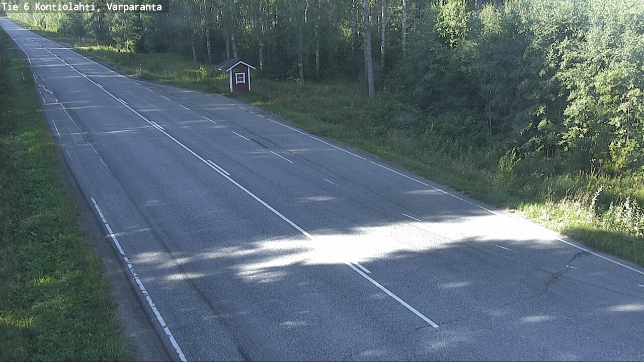 Weather Camera Image Road 6 Kontiolahti, Varparanta, Kontiolahti, Pohjois-Karjala