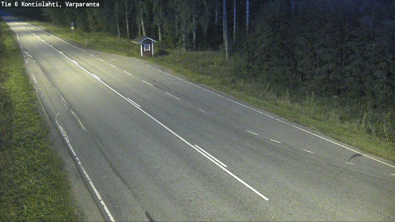 Weather Camera Image Road 6 Kontiolahti, Varparanta, Kontiolahti, Pohjois-Karjala