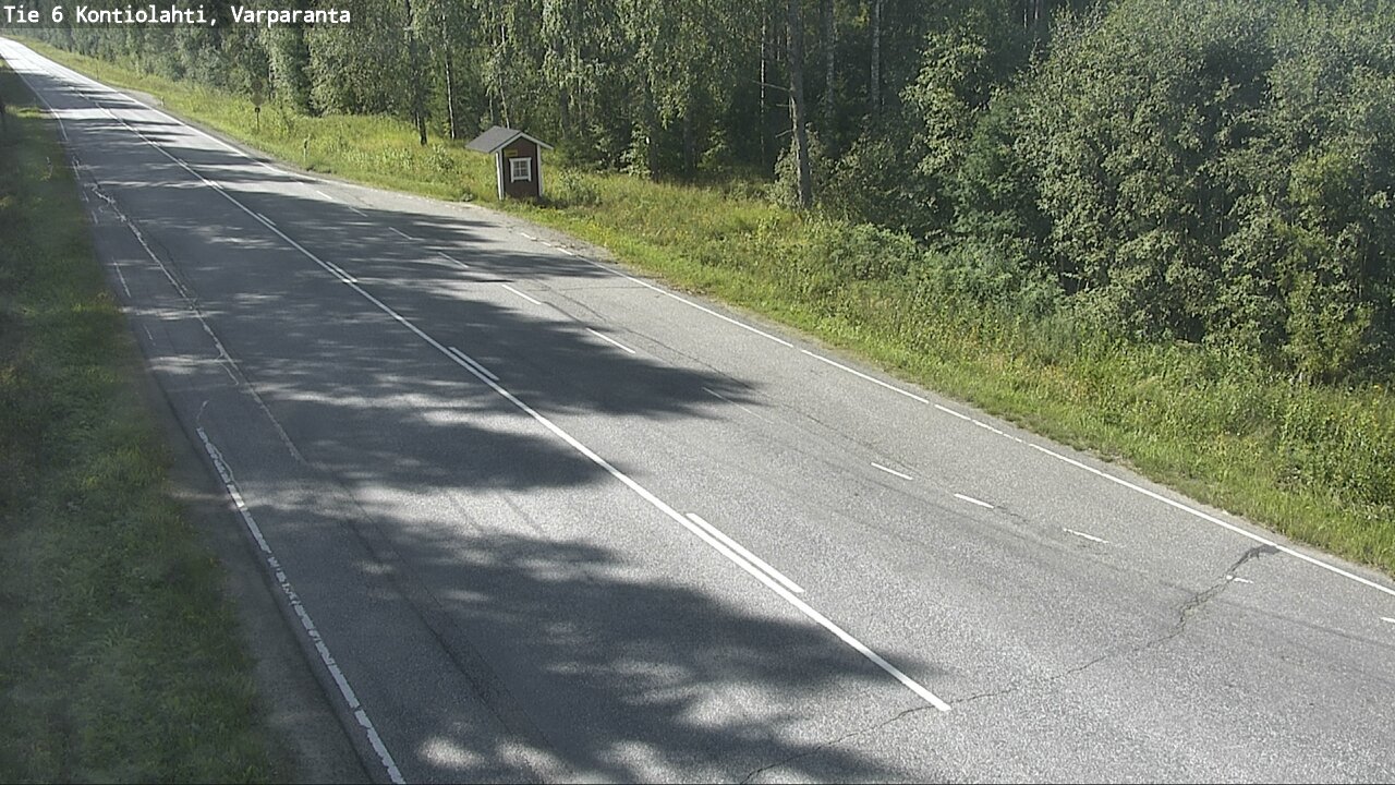 Weather Camera Image Road 6 Kontiolahti, Varparanta, Kontiolahti, Pohjois-Karjala