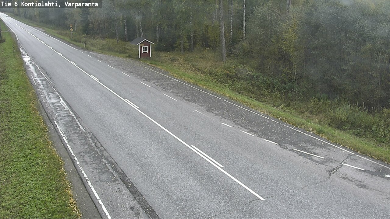 Weather Camera Image Väg 6 Kontiolax, Varparanta, Kontiolahti, Pohjois-Karjala