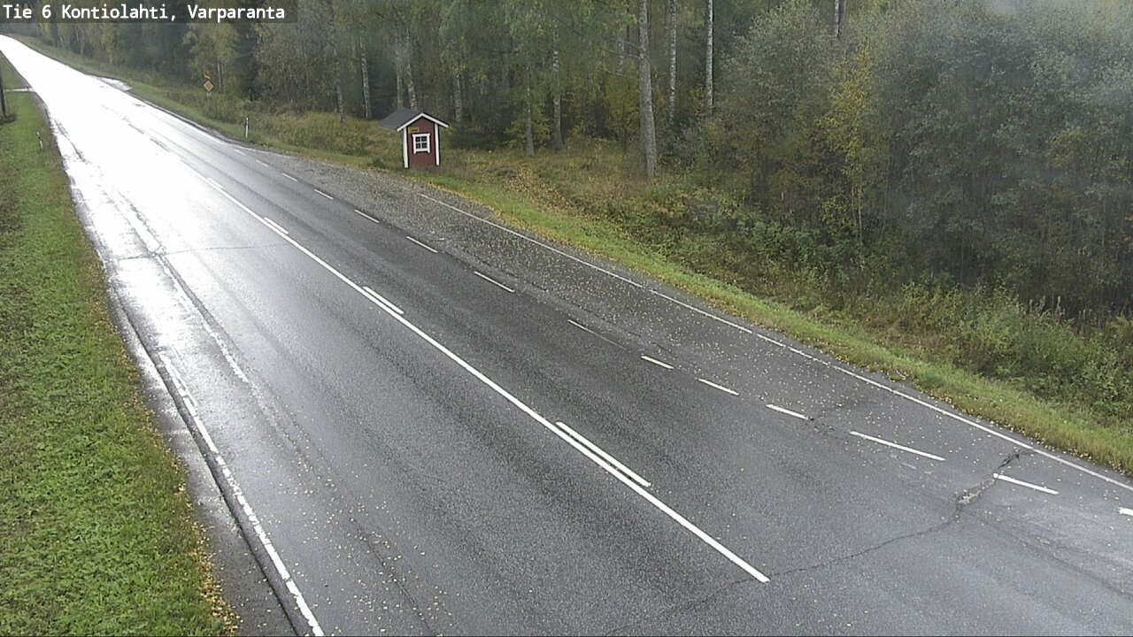 Weather Camera Image Väg 6 Kontiolax, Varparanta, Kontiolahti, Pohjois-Karjala